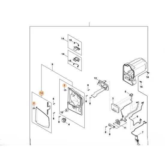 STIHL  Pokrywka 4854 640 4300